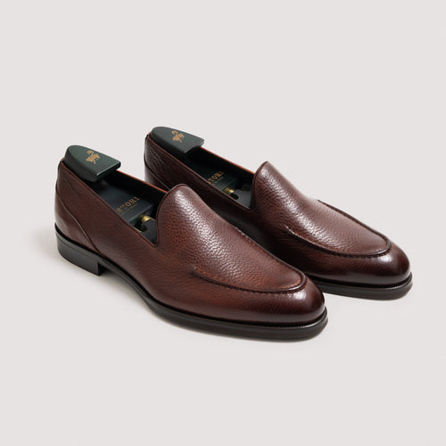 Justin Men's Loafer Pebble Grain Cadmio