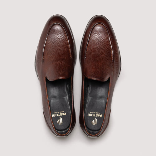 Justin Men's Loafer Pebble Grain Cadmio