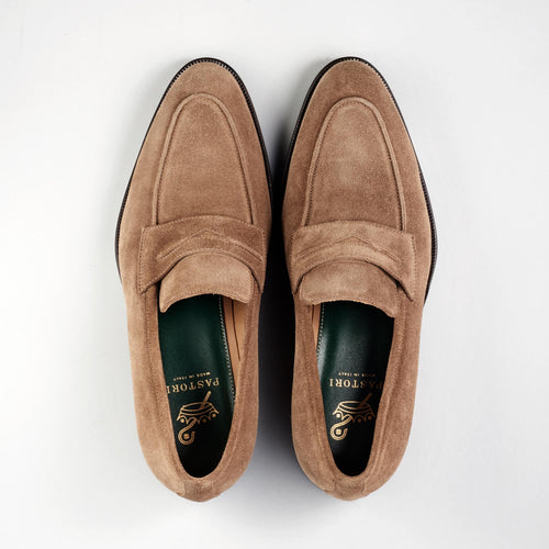 Titus Men's Suede Loafer Farro