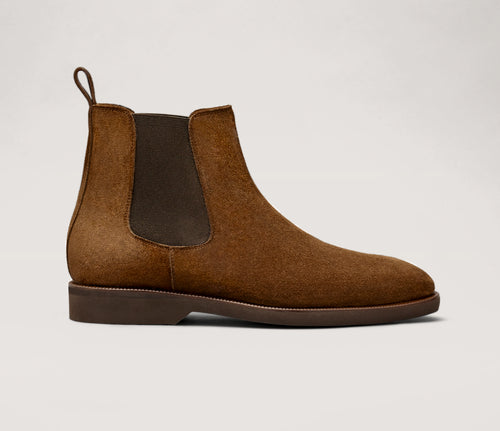 Pertinax Brown Men's Chelsea Boots Suede