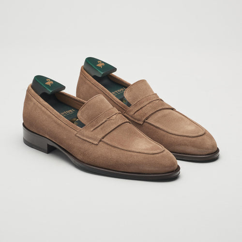 Titus Men's Suede Loafer Farro