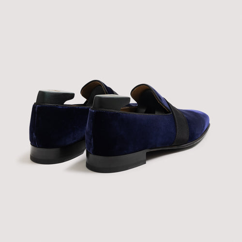 Galba Velvet Men's Formal Loafer Navy