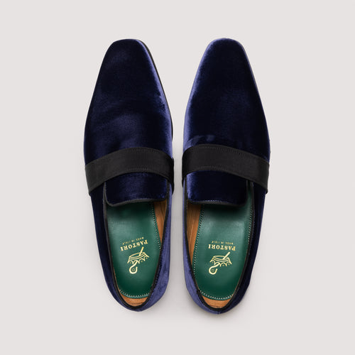 Galba Velvet Men's Formal Loafer Navy